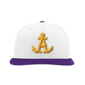 Admirals Fitted Hat White / Purple