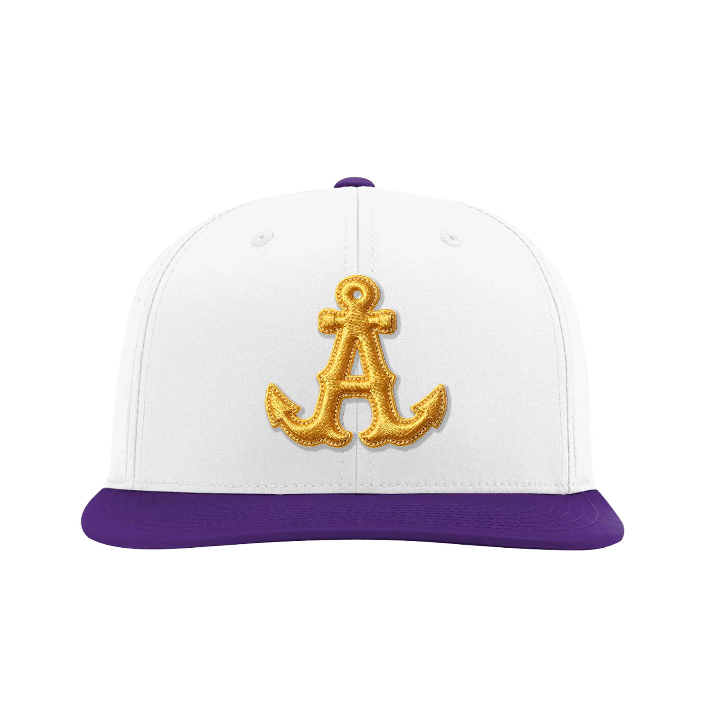 Admirals Fitted Hat White / Purple