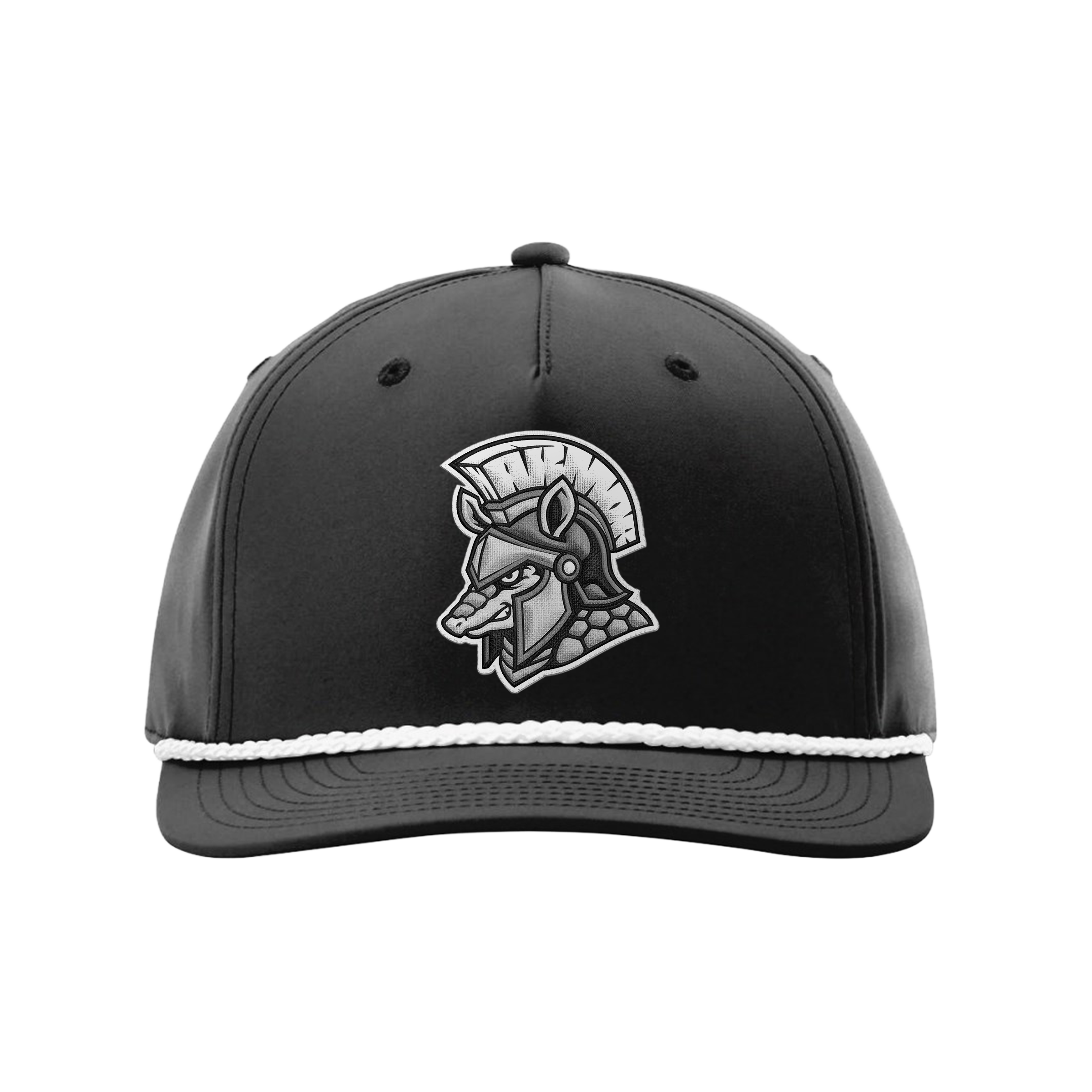 Armor Black and White Rope Hat
