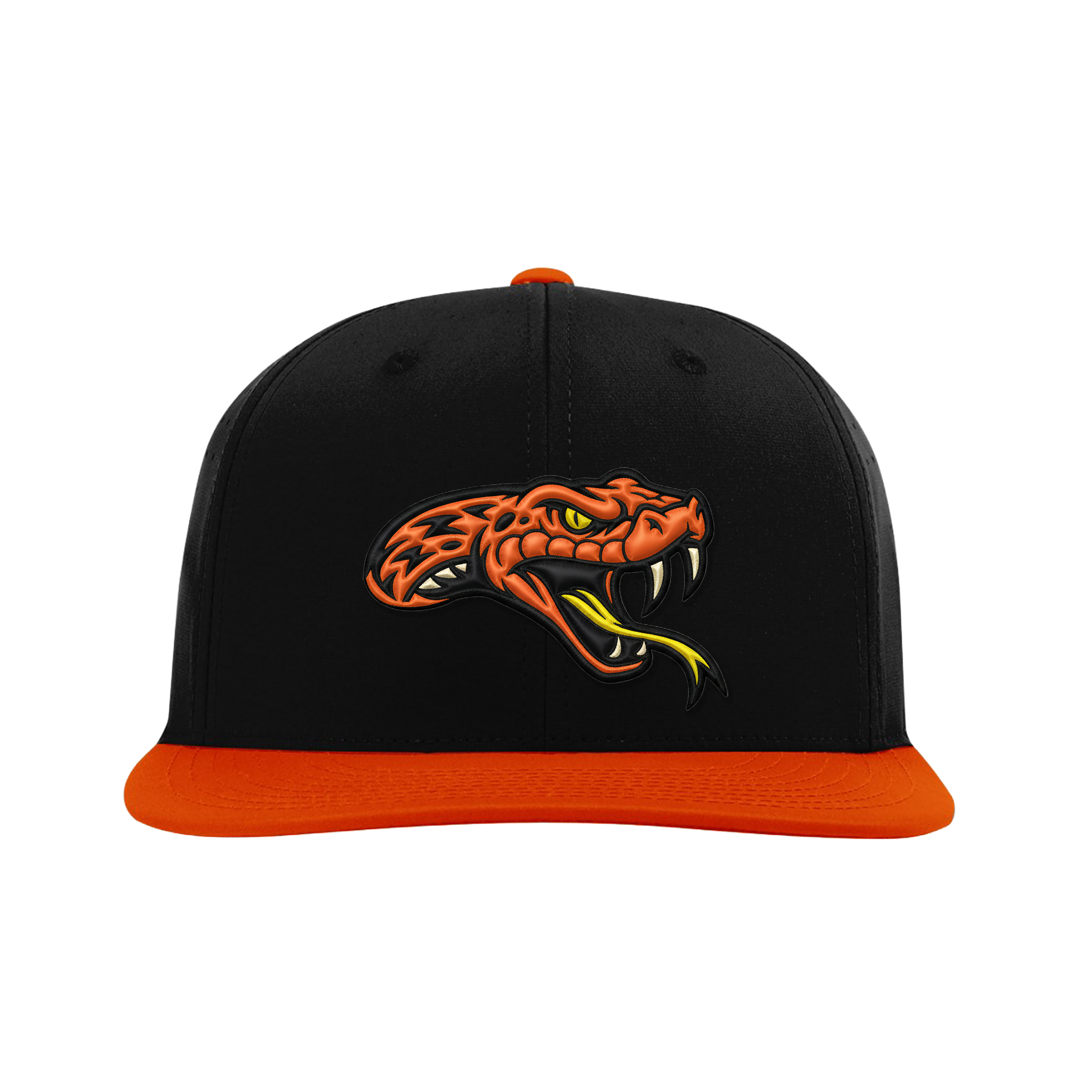 Copperheads Fitted Hat Black / Orange