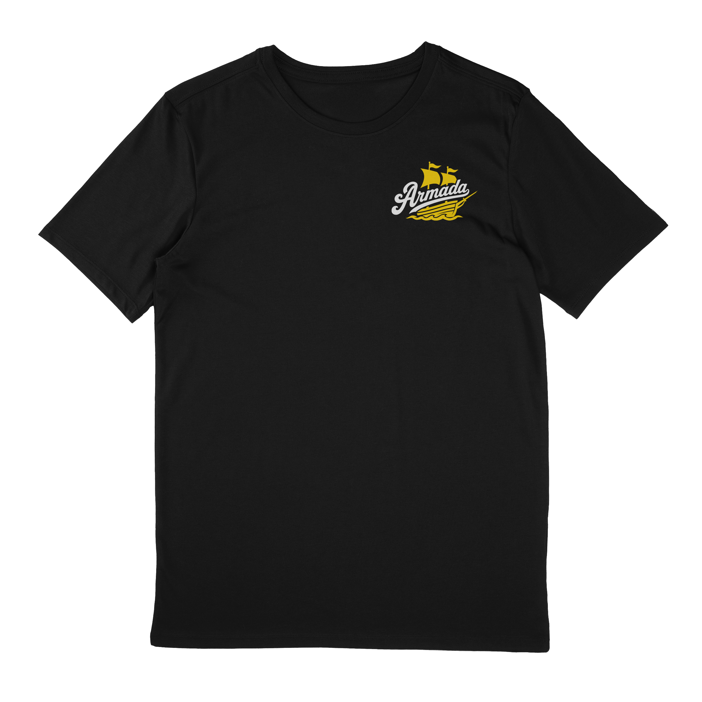 Black Armada Ship Cotton Shirt