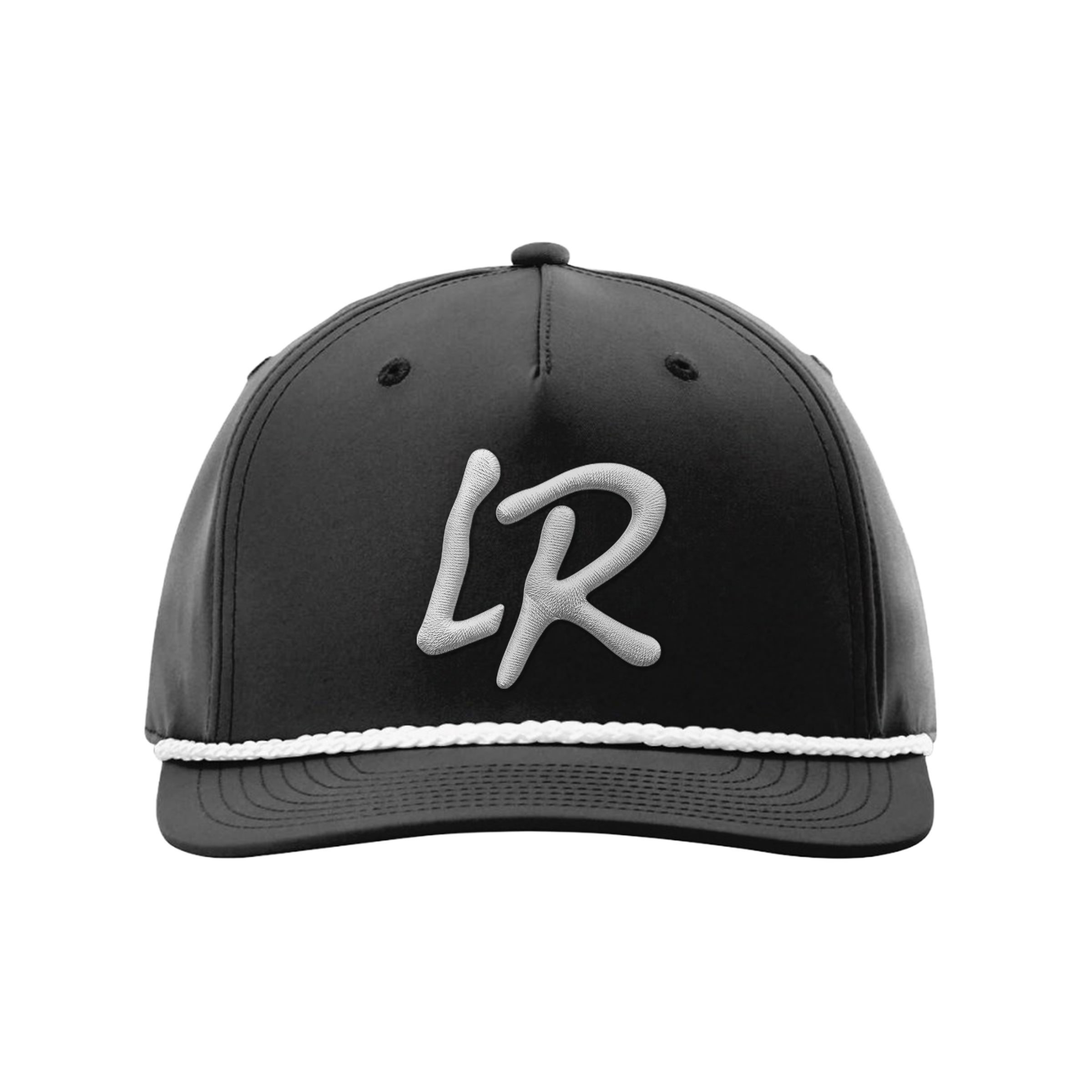 Lake Rats Black and White Rope Hat