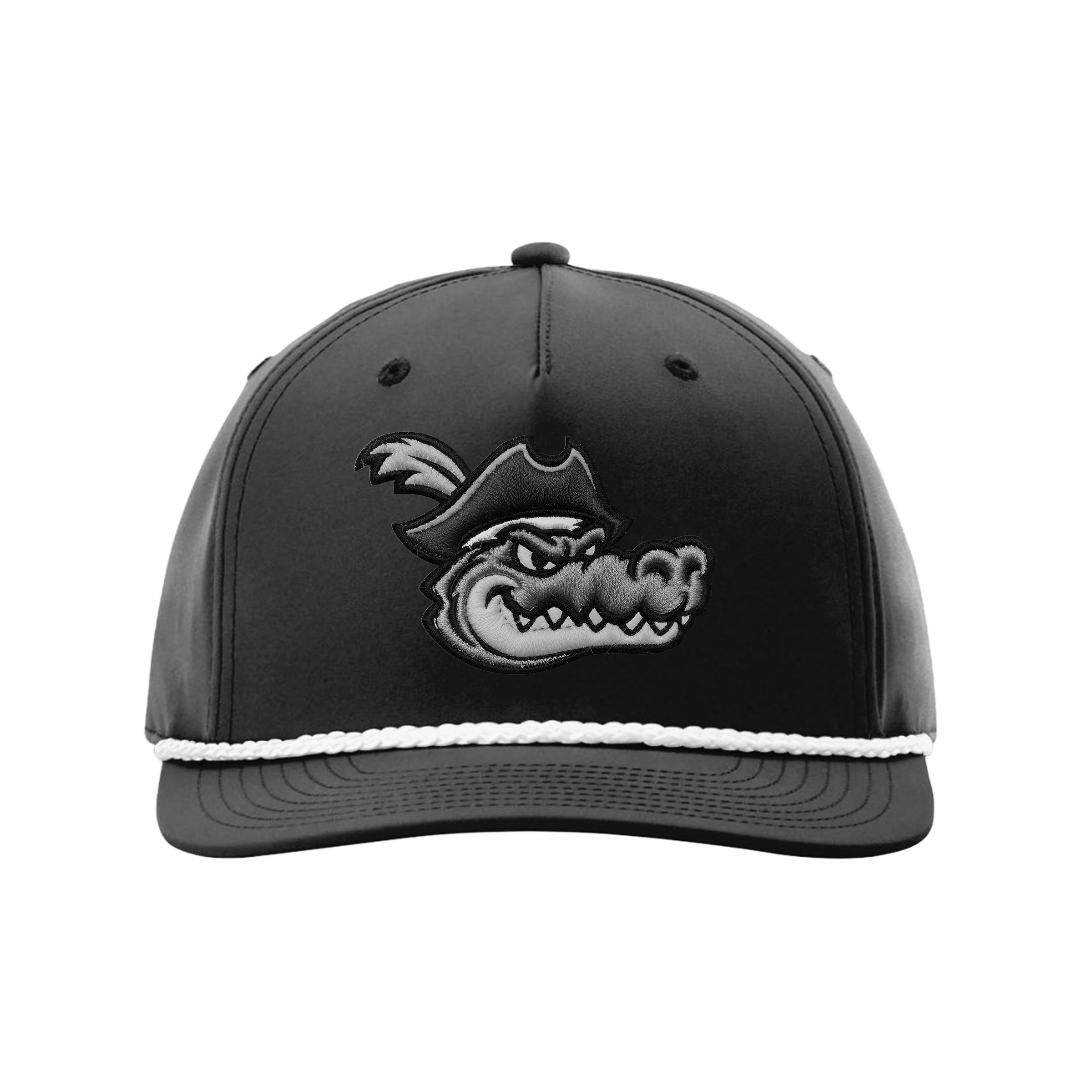 NaviGators Black and White Rope Hat