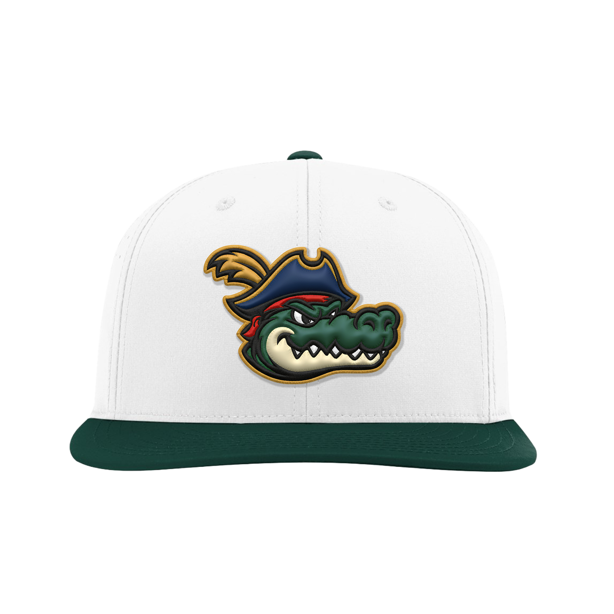 NaviGators Fitted Hat White / Green