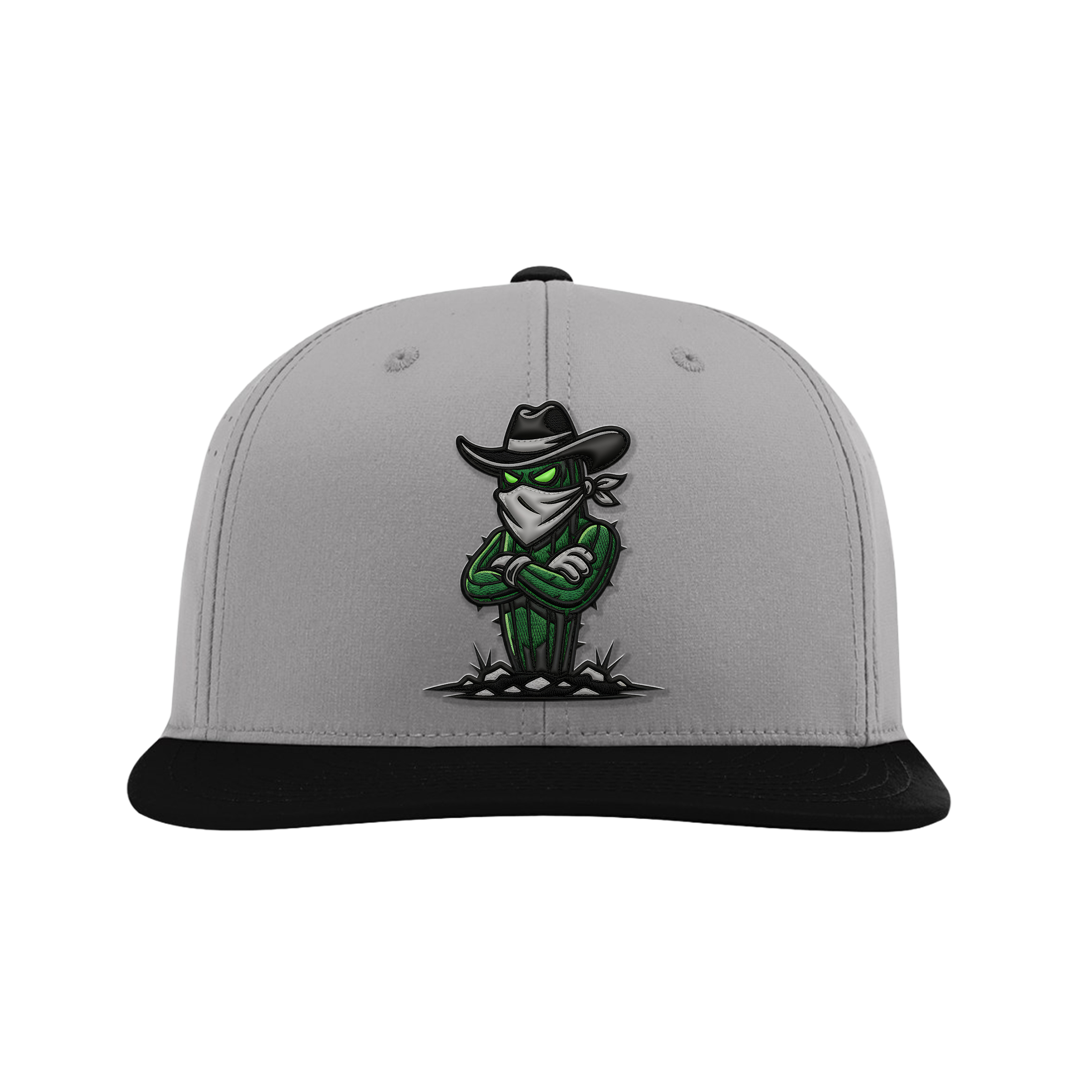 Outlaws Fitted Hat Gray / Black