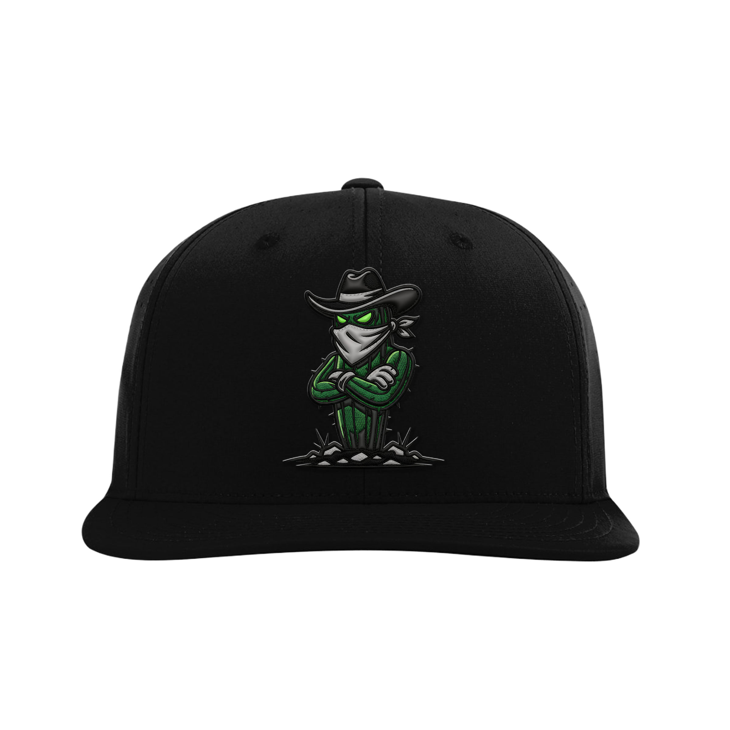 Outlaws Fitted Hat Black